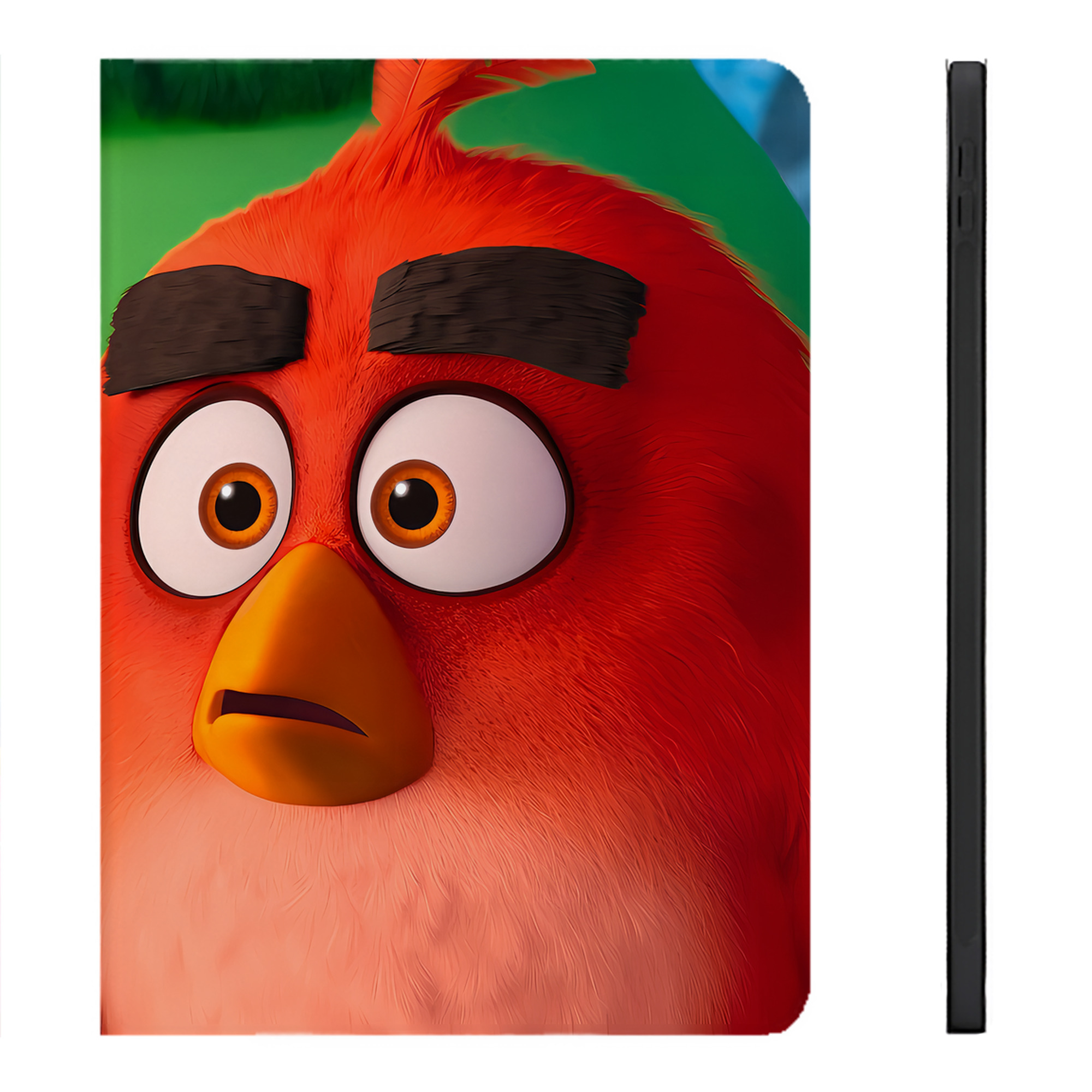 （画像用） Angry Birds アングリーバード IPadケース ペンホルダー付き ブックスタイルデザイン